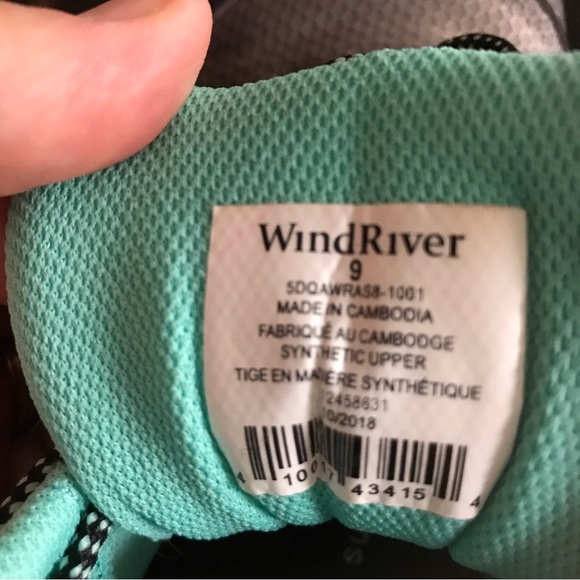 WindRiver Women's Tarantula Anti-Slip Low Cut Hiking Shoes Green/grab - Picture 5 of 7